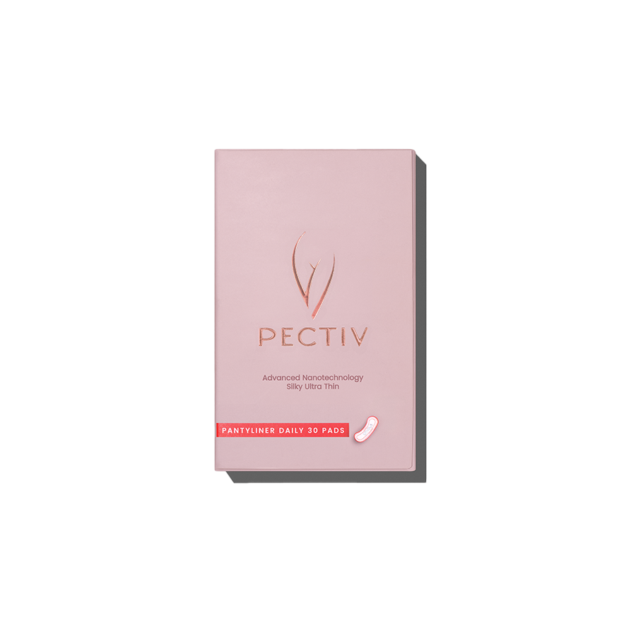 Pectiv The Liners daily panty liners box packaging for everyday freshness and discharge control in humid climates.