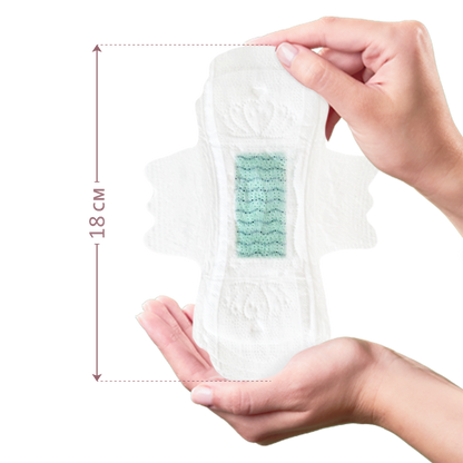 Pectiv The Teens pad size measurement chart tailored for smaller body frames and teenage underwear fit.